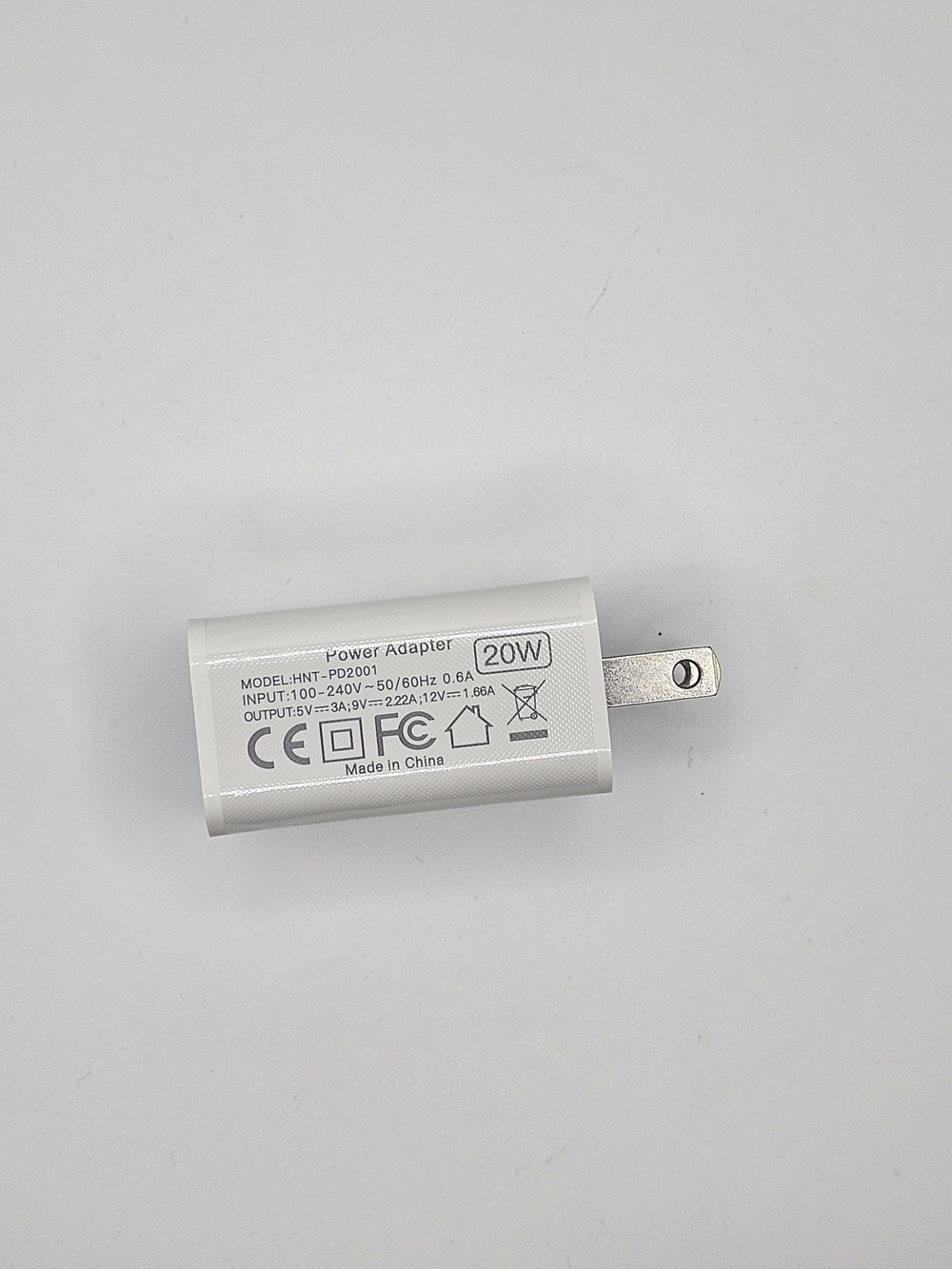 20W White USB Power Adapter Charger